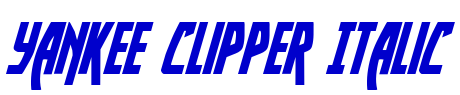 Yankee Clipper Italic الخط